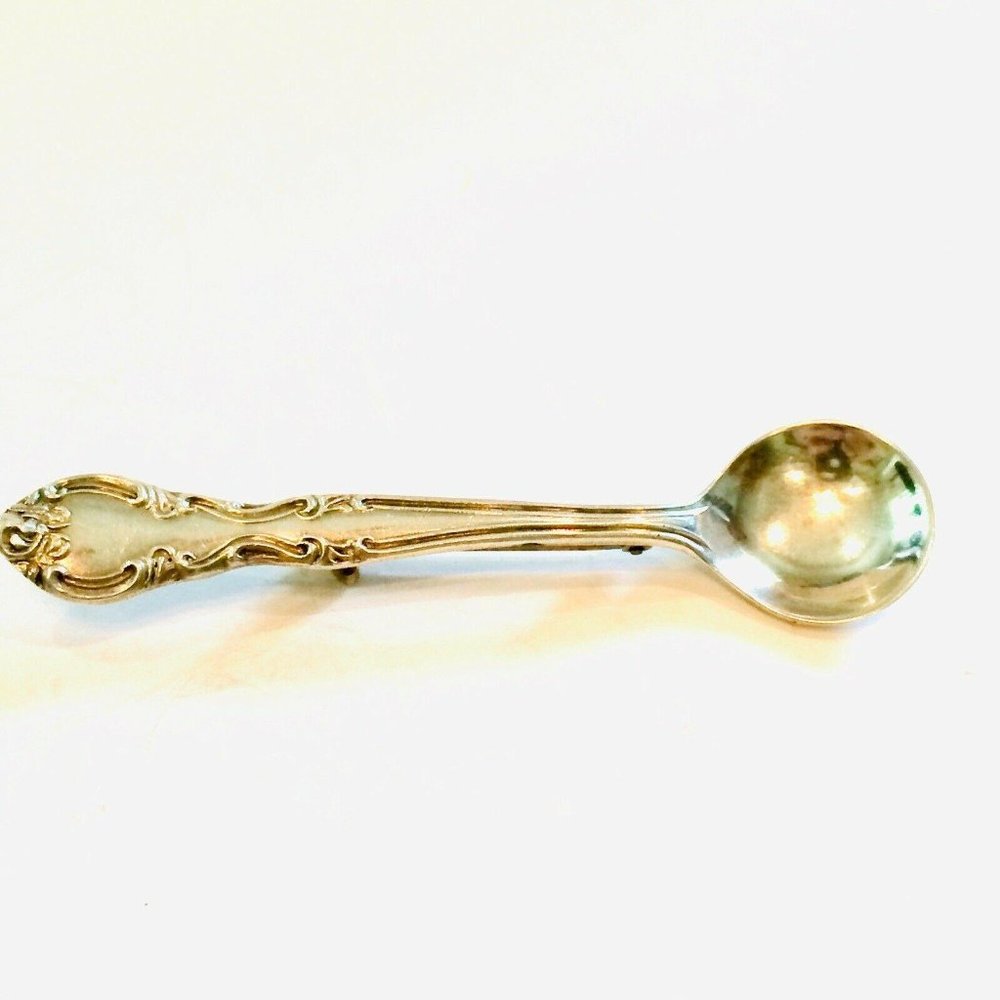 Spoon Brooch Sterling